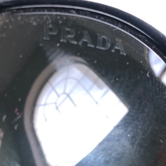 PRADA SUNGLASSES SPR 27N 55 22 1AB-3M1 135 2N BLACK MINIMAL BAROQUE - Picture 9 of 11